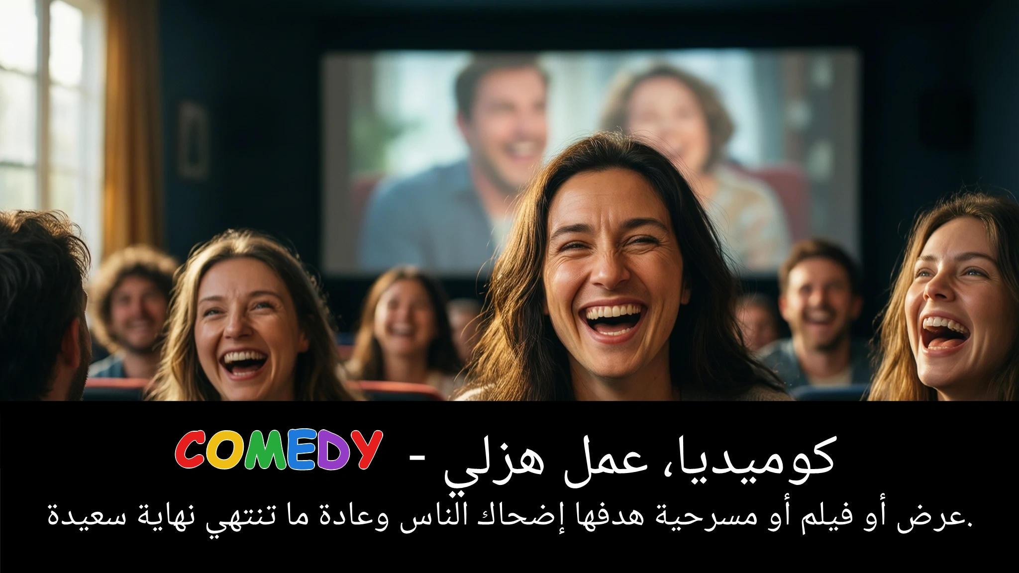 Arabic Illustration for comedy